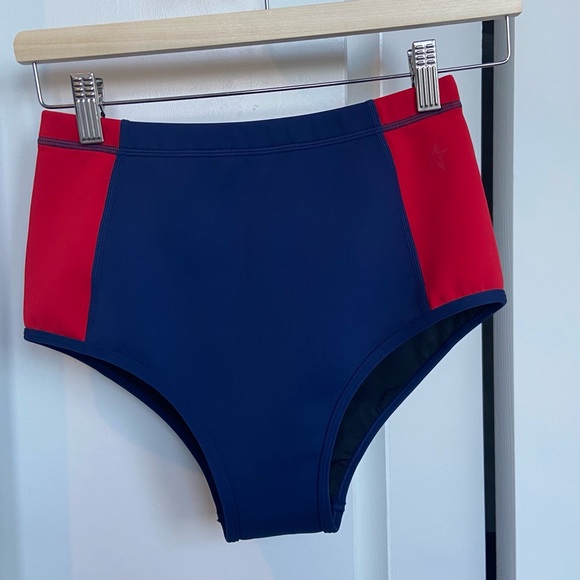 Perfect Moment - PM Set - Long sleeve & bikini - Navy w/ Red - Both Size S - Picture 11 of 15